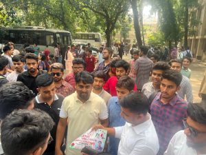নবীন শিক্ষার্থীদের আগমণে র‍্যাগিং ফ্রি ক্যাম্পাস গড়তে ছাত্রদল নেতা সুমন সরদারের কর্মসূচি